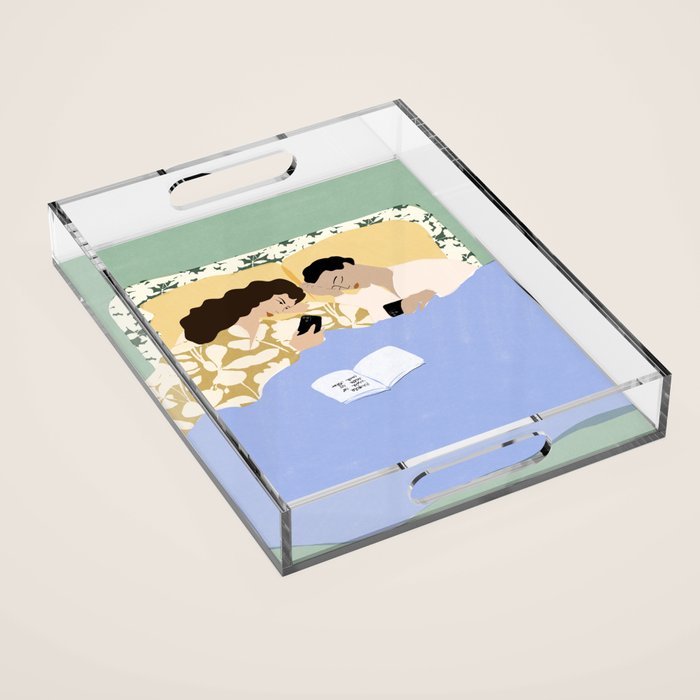 People used to talk to each other (part two) Acrylic Tray Gallery Image 1