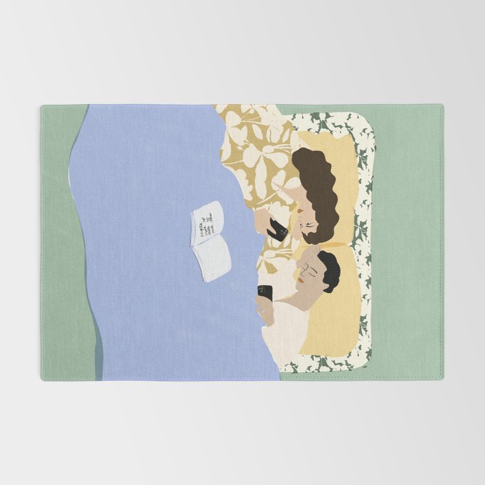 People used to talk to each other (part two) Rug Gallery Image 2