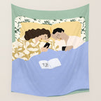 People used to talk to each other (part two) Wall Tapestry Gallery Image 4