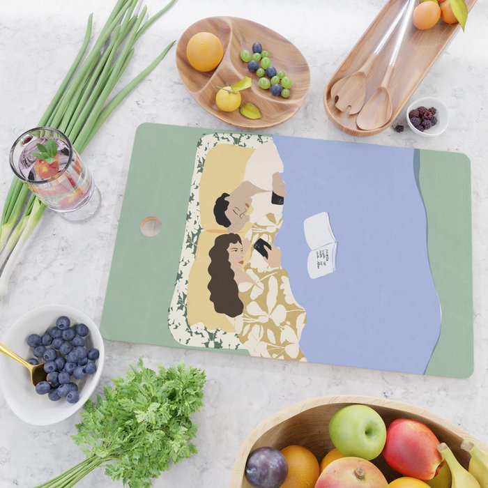People used to talk to each other (part two) Cutting Board Gallery Image 2