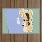 People used to talk to each other (part two) Outdoor Rug Gallery Image 1