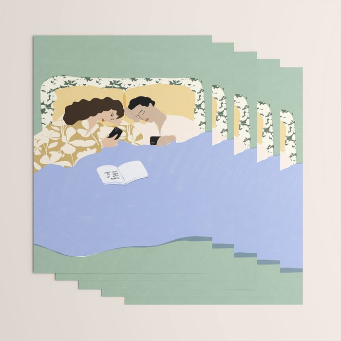 People used to talk to each other (part two) Wrapping Paper Gallery Image 3