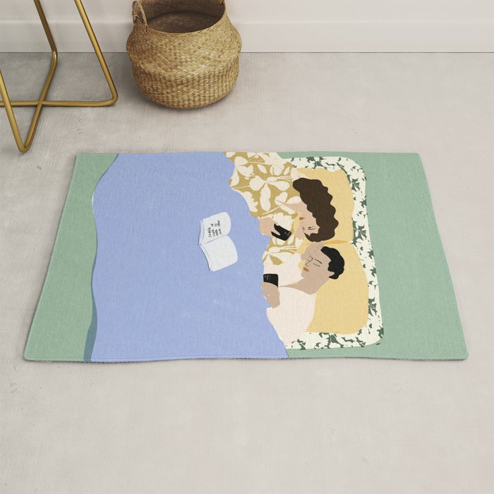 People used to talk to each other (part two) Rug Gallery Image 1
