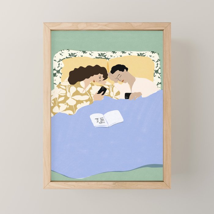 People used to talk to each other (part two) Mini Art Print Gallery Image 1