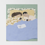 People used to talk to each other (part two) Throw Blanket Gallery Image 2