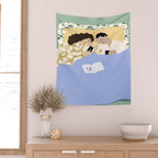 People used to talk to each other (part two) Wall Tapestry Gallery Image 2