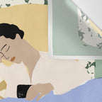 People used to talk to each other (part two) Wall Tapestry Gallery Image 3