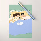 People used to talk to each other (part two) Wrapping Paper Gallery Image 1