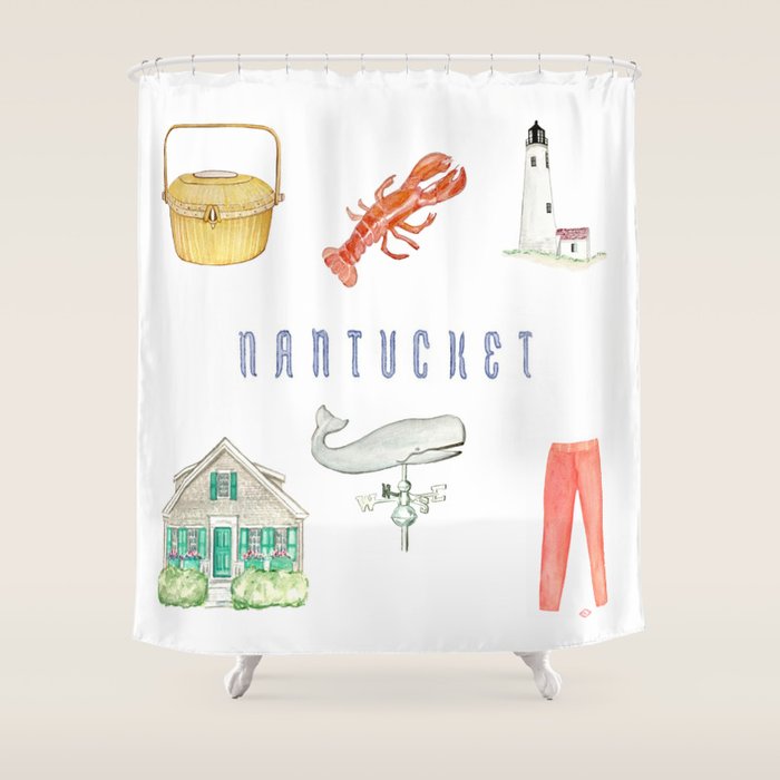 NANTUCKET Shower Curtain Gallery Image 1