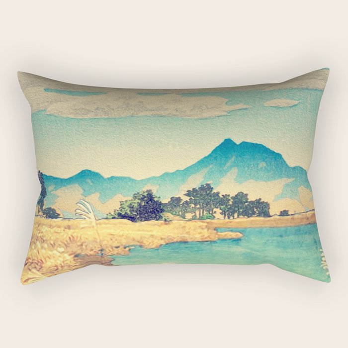 Last stop before Yaeinkei Rectangular Pillow Gallery Image 2