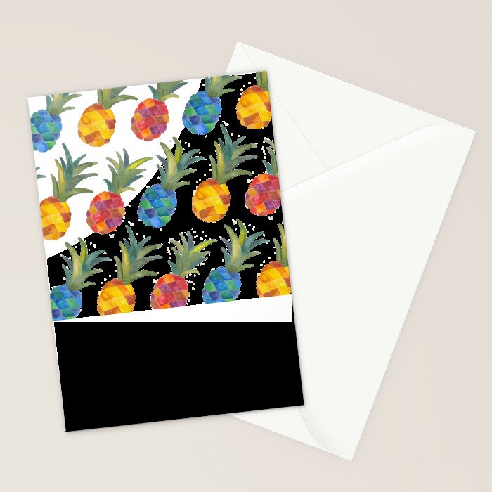 Pineapples Stationery Card Gallery Image 2