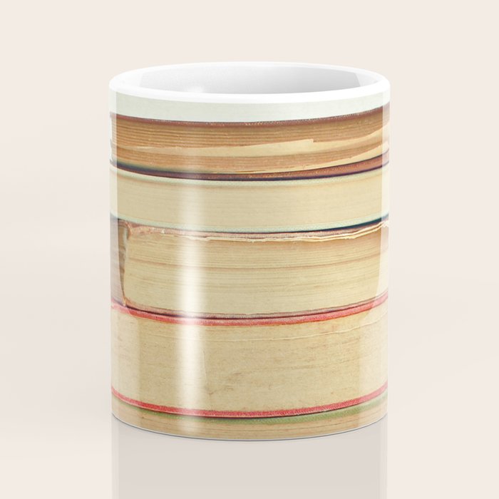 Stack of Books Coffee Mug Gallery Image 4