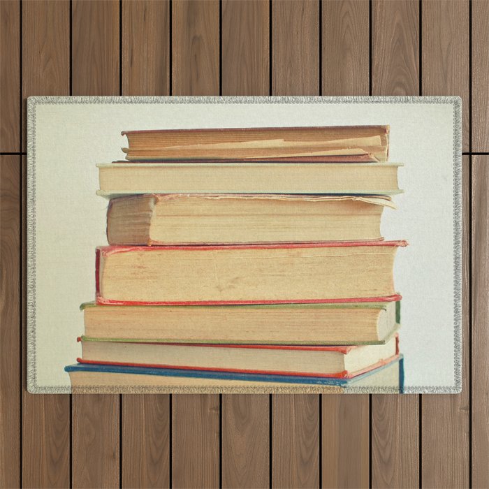 Stack of Books Outdoor Rug Gallery Image 1