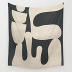 Modern Abstract Minimal Shapes 33 Wall Tapestry Gallery Image 4