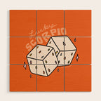 Scorpio Dice Wood Wall Art Gallery Image 1