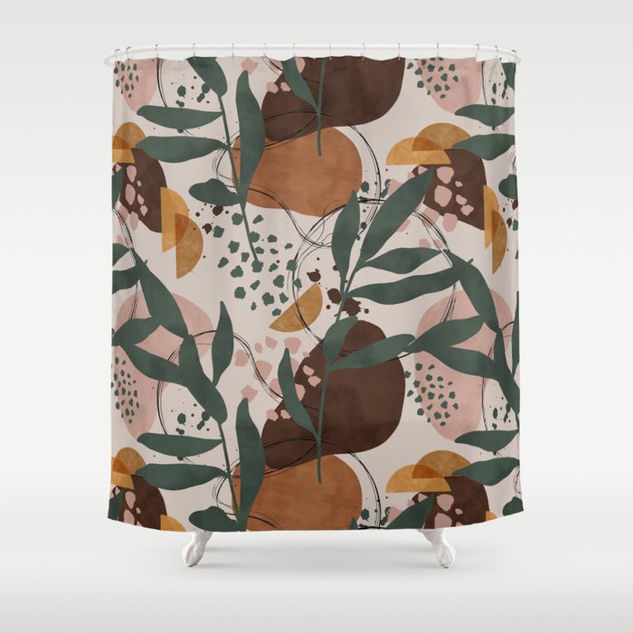 Abstract nature painting 89 Shower Curtain Gallery Image 1