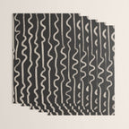 Noir: Mid Century Pattern Wrapping Paper Gallery Image 3
