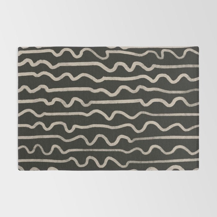 Noir: Mid Century Pattern Rug Gallery Image 2