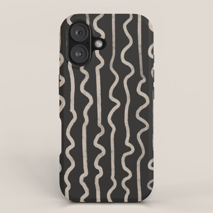 Noir: Mid Century Pattern iPhone Case Gallery Image 1