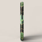 Stained Glass 5 - Forest Green iPhone Case Gallery Image 2