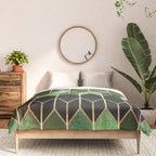 Stained Glass 5 - Forest Green Comforter Gallery Image 3