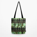 Stained Glass 5 - Forest Green Tote Bag Gallery Image 2