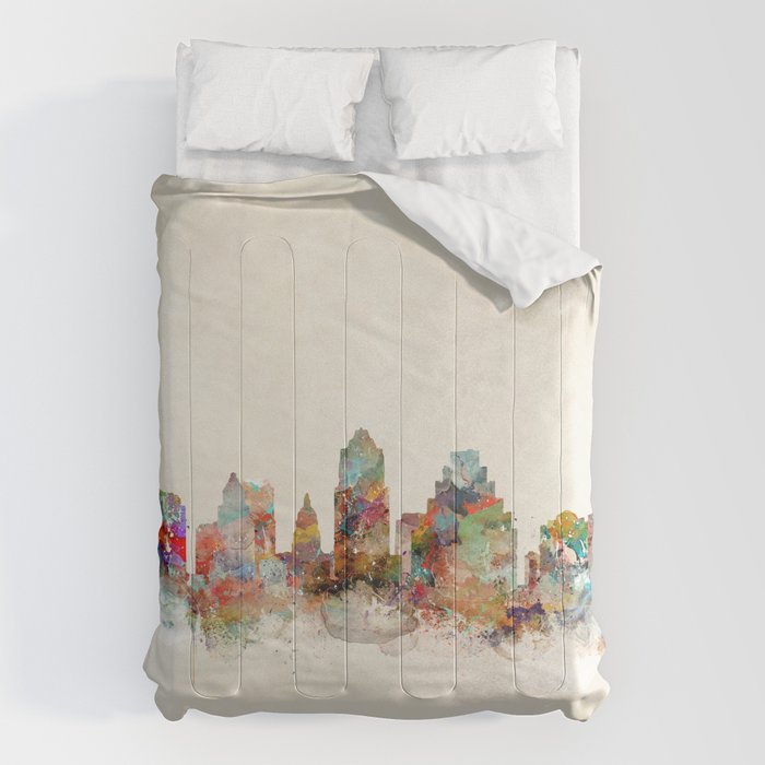 austin texas skyline Comforter Gallery Image 6