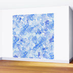 Elegant purple blue hand painted watercolor hortensia floral Wall Mural Gallery Image 2
