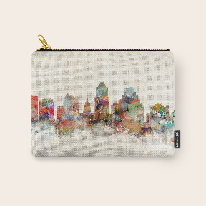 austin texas skyline Carry All Pouch Gallery Image 1