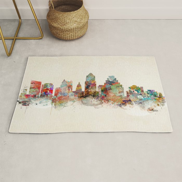 austin texas skyline Rug Gallery Image 1