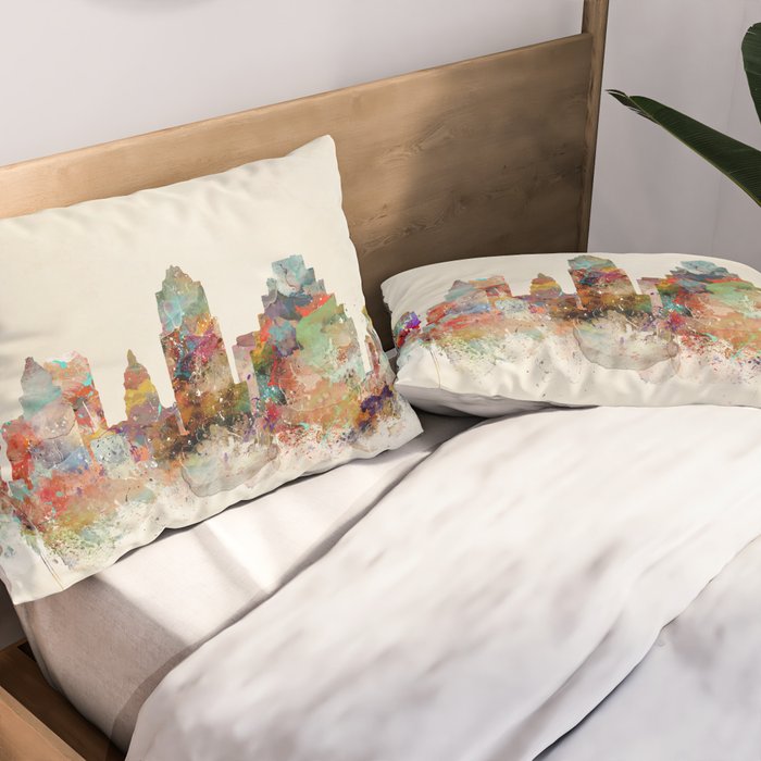 austin texas skyline Pillow Sham Gallery Image 2