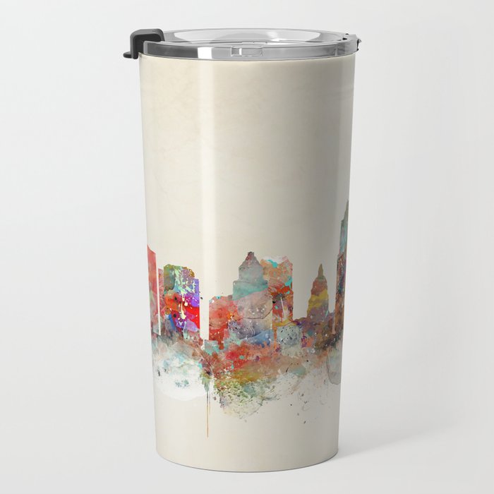 austin texas skyline Travel Mug Gallery Image 3