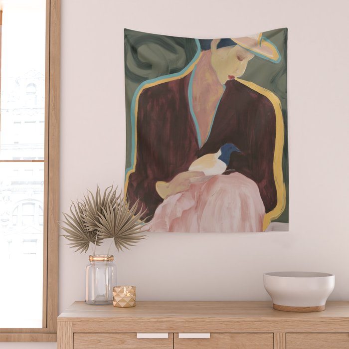 The Gentle Keeper Wall Tapestry Gallery Image 2