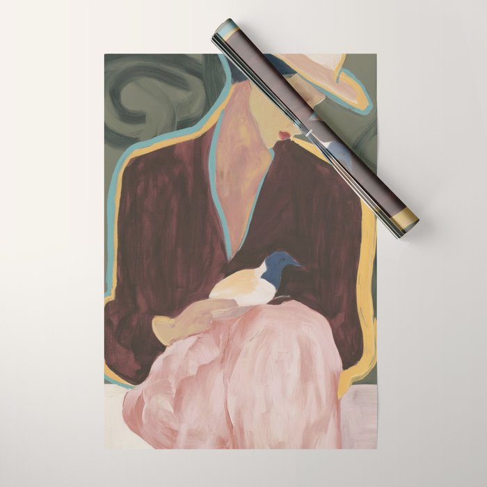 The Gentle Keeper Wrapping Paper Gallery Image 1