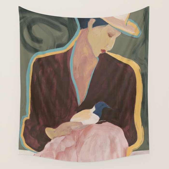 The Gentle Keeper Wall Tapestry Gallery Image 4