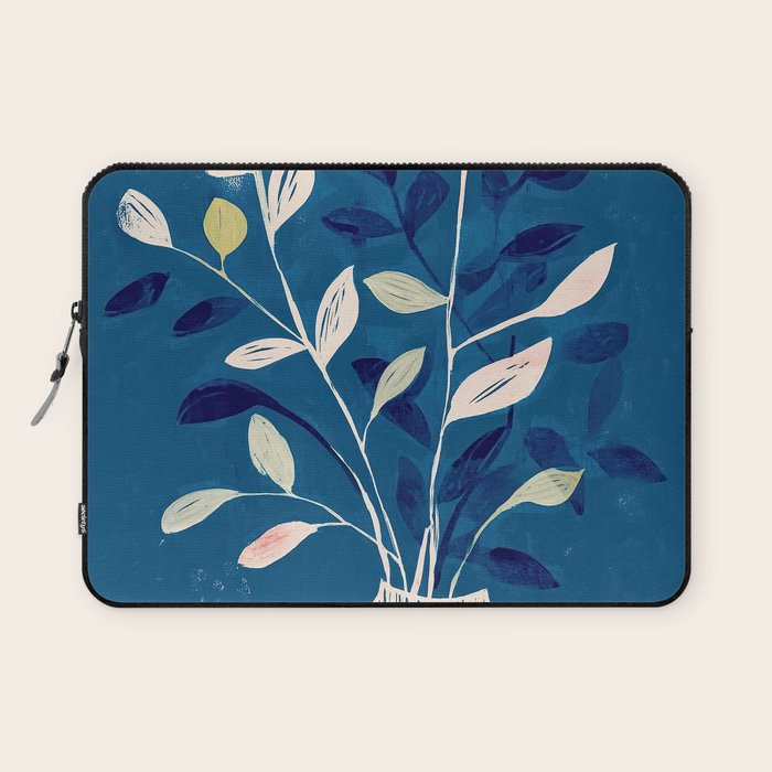 Flowers in a White Vase Laptop Sleeve Gallery Image 1