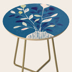 Flowers in a White Vase Side Table Gallery Image 2