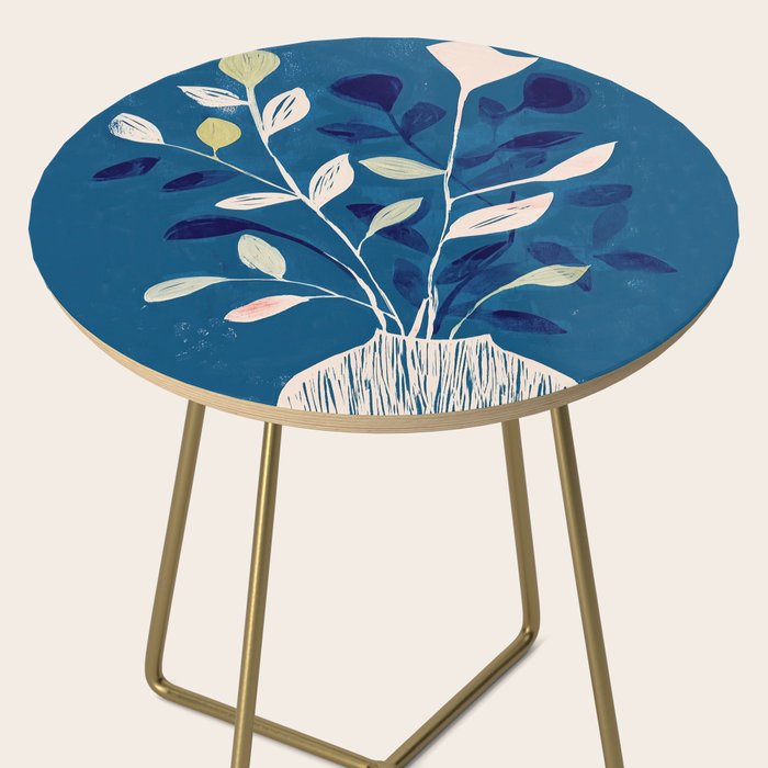Flowers in a White Vase Side Table Gallery Image 2