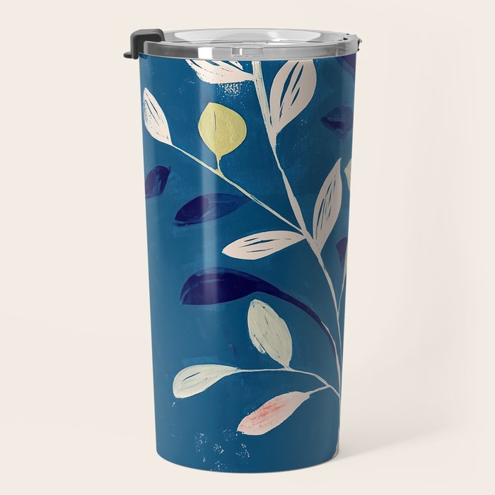 Flowers in a White Vase Travel Mug Gallery Image 3