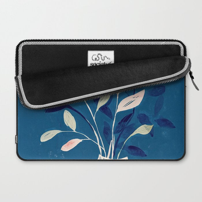 Flowers in a White Vase Laptop Sleeve Gallery Image 2