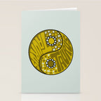 Taurus Yin Yang Stationery Card Gallery Image 2