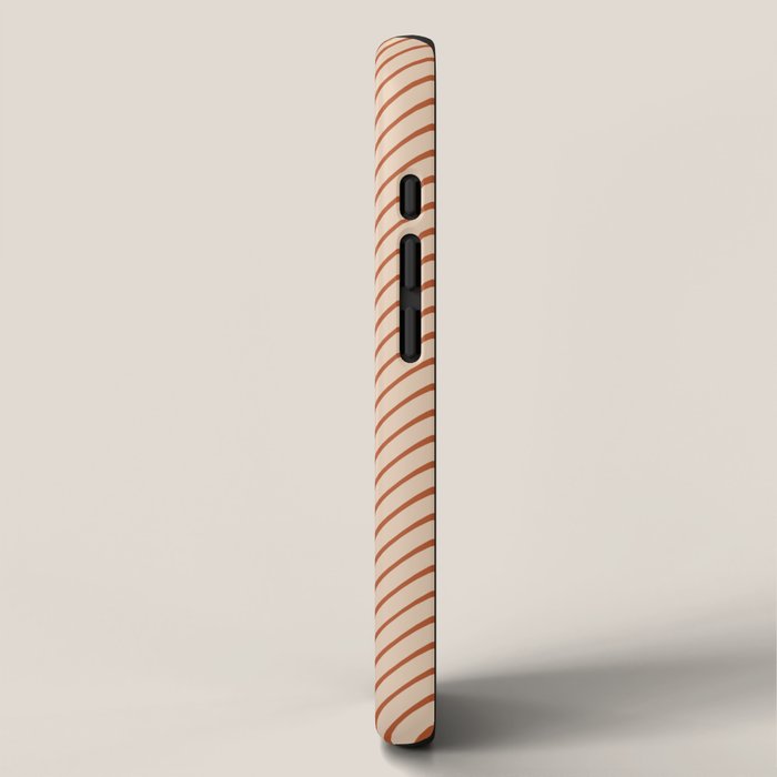 Palm Leaf Pattern - Orange iPhone Case Gallery Image 2