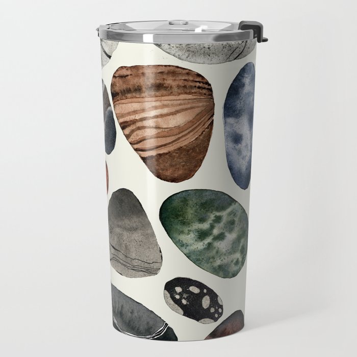  beach pebbles Travel Mug Gallery Image 2