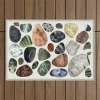  beach pebbles Outdoor Rug Gallery Image 1