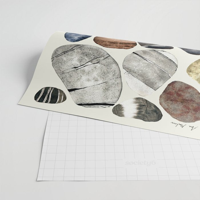  beach pebbles Wrapping Paper Gallery Image 2