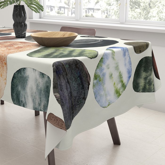  beach pebbles Tablecloth Gallery Image 3