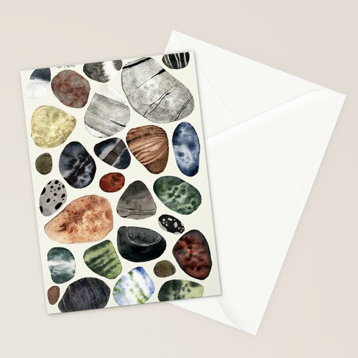  beach pebbles Stationery Card Gallery Image 2