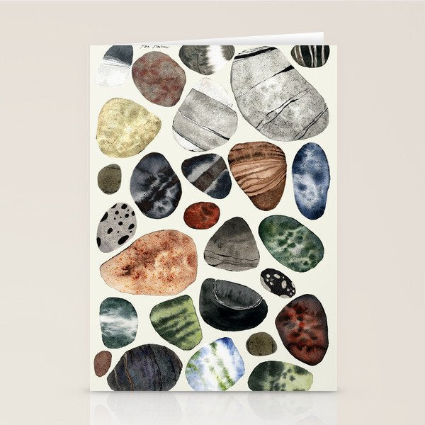  beach pebbles Stationery Card Gallery Image 1