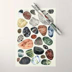  beach pebbles Wrapping Paper Gallery Image 1