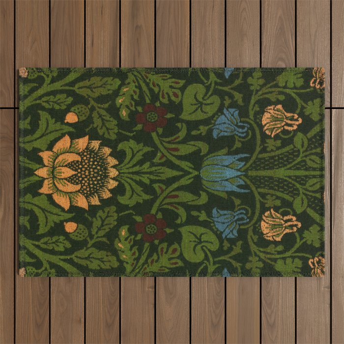 william morris Outdoor Rug Gallery Image 1